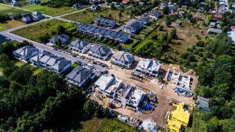 Postęp prac budowlanych - Osiedle Ciche Iganie ul. Piękna III Etap lato 2019