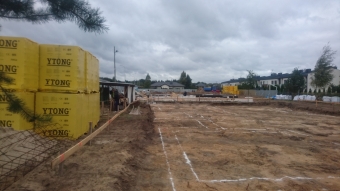 Postęp prac budowlanych - Osiedle Ciche Iganie ul. Piękna III Etap wiosna 2019